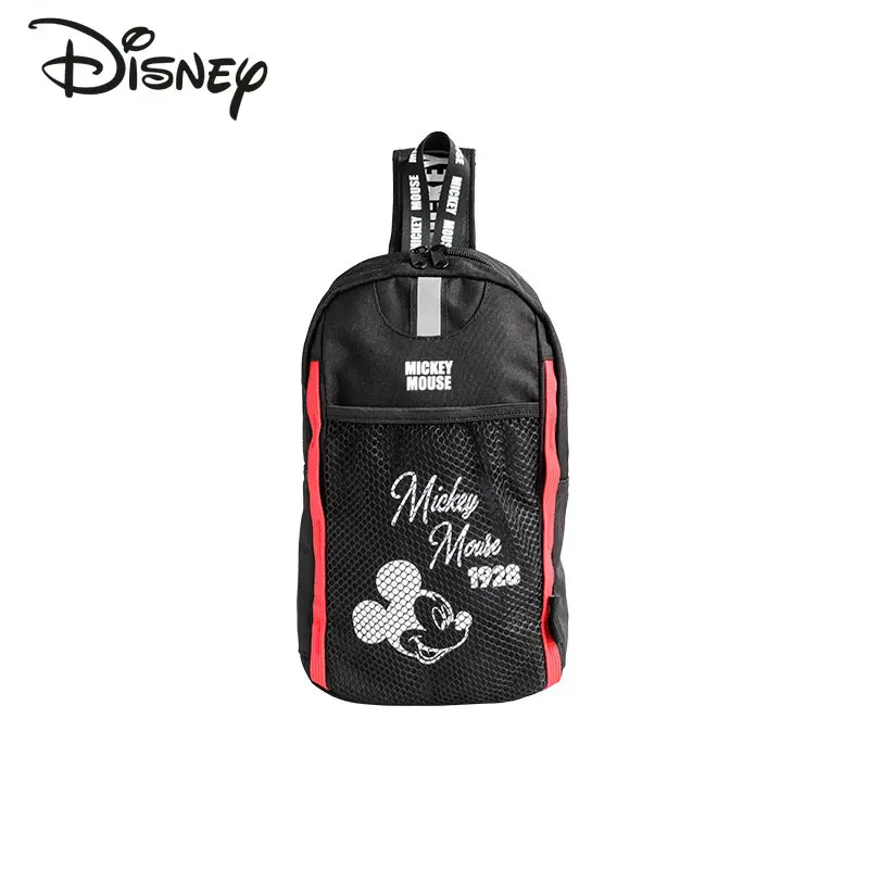 Disney Mickey neue Unisex Umhängetasche modische hochwertige Segeltuch tasche Cartoon lässig multifunktion ale Sport Brusttasche