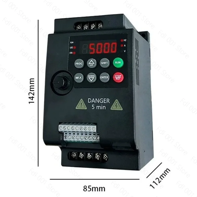 310, 0.75kw 1.5kw 2.2kw 4kw 5.5kw Input 220V/380V Three phase output 220V/380V motor speed regulator motor controller