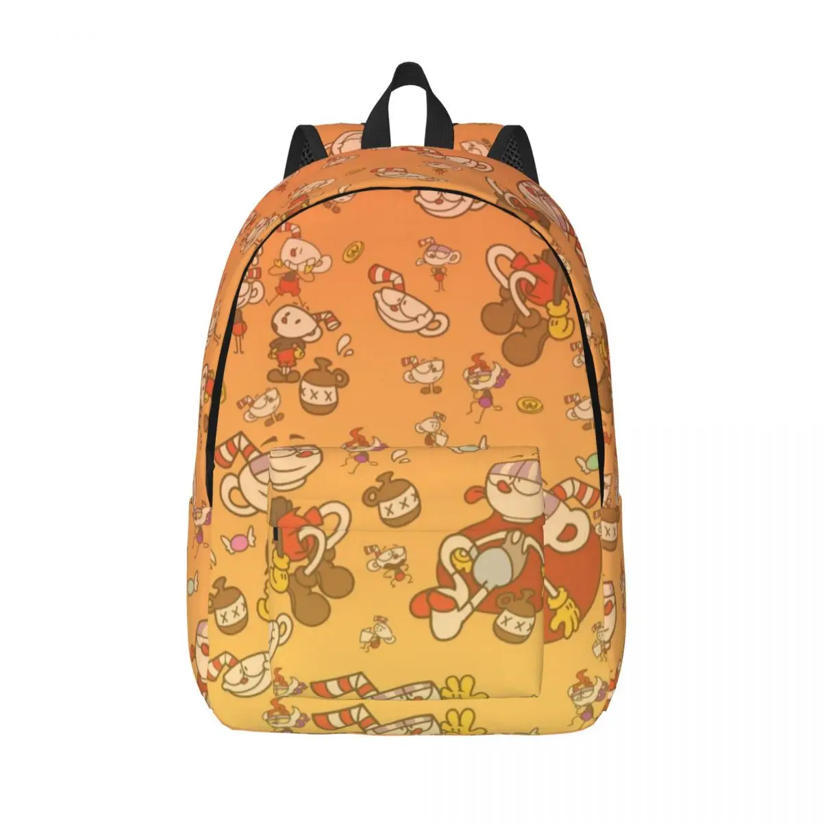

Cuphead Backpack for Men Women Fashion High School Hiking Travel Daypack College Shoulder Bag Outdoor