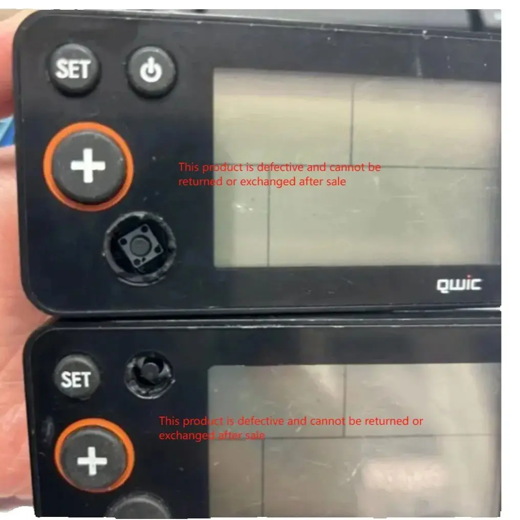 QWIC 36V LCD Display(customized) repair parts 2 PCS LCD This product is defective and cannot be returned or exchanged after sale