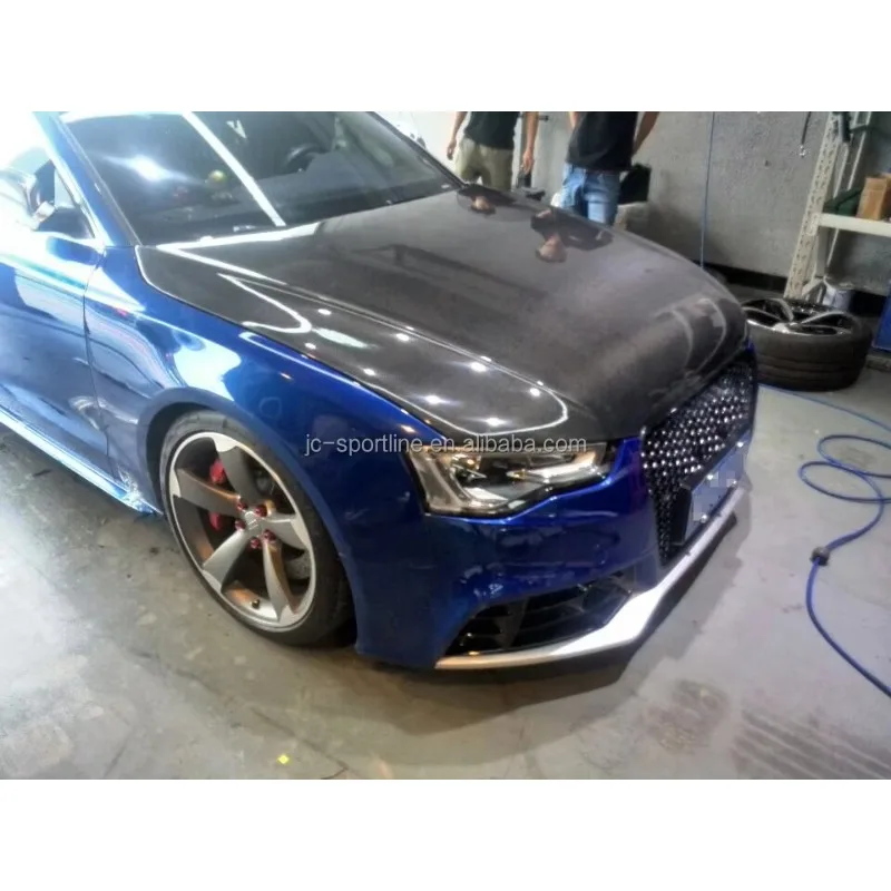 Carbon Fiber Engine Hoods For Audi A5 S5 2012 Up