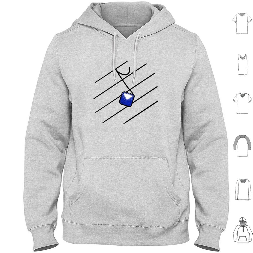 Beat Saber Blue Music Note Hoodie cotton Long Sleeve Beat Saber Vr Virtual Reality Games Game Rhythm Song Music