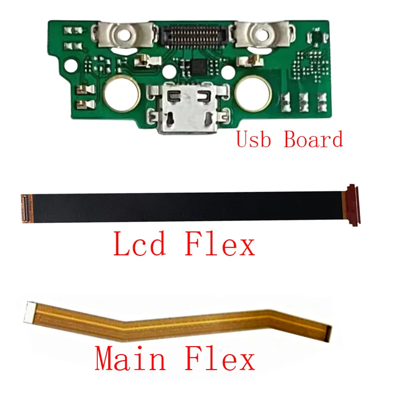 LCD Screen Mainboard Flex Cable For Lenovo Tab M8 HD 8505X TB-8505F TB-8505 8505 Usb Charger Charging Dock Plug Connector Board a pair banana connector gold plated banana plug sockets free crystal stud welding 50mm high quality