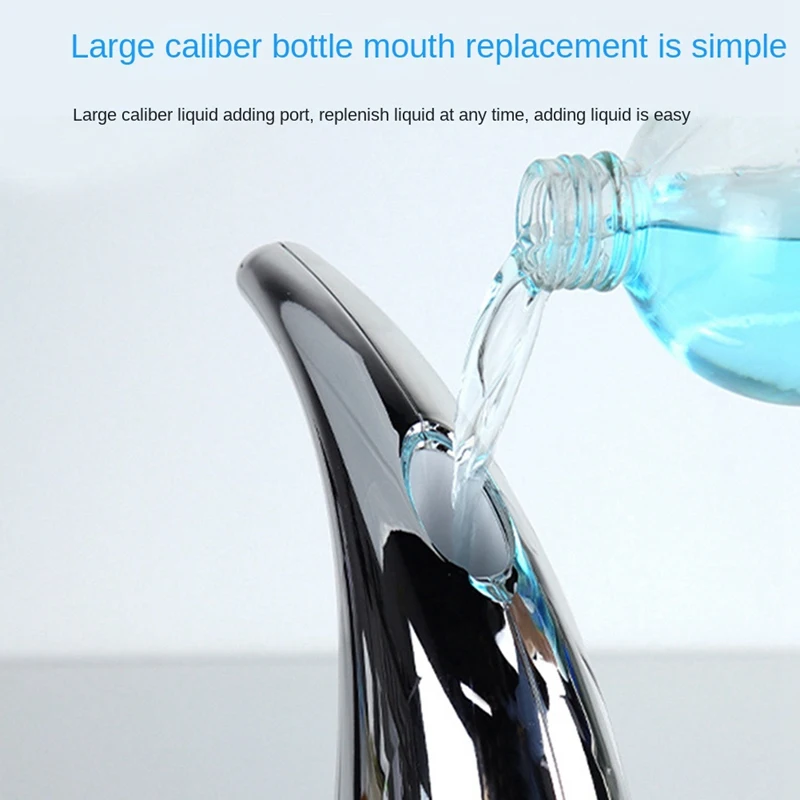 Automatic Sensor Soap Dispenser Touchless Liquid Handsoap Dispenser With Infrared Motion Sensor 300Ml/11Oz Easy Install A image 2