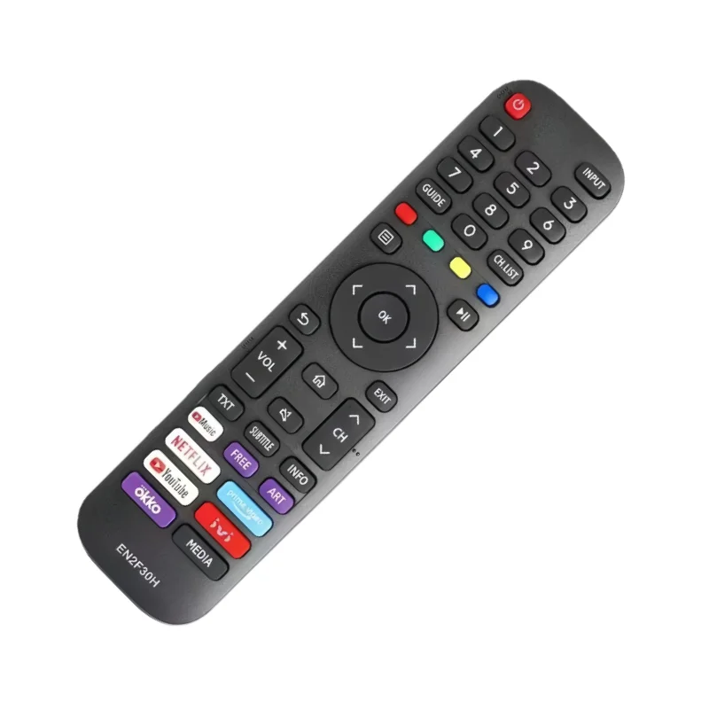 EN2F30H Universal Remote Control for Hisense TV Models - Compatible with ARRQW 43A7100F RO-50LHS 65H6G 50 55A7300F 55A7500F 65Q7