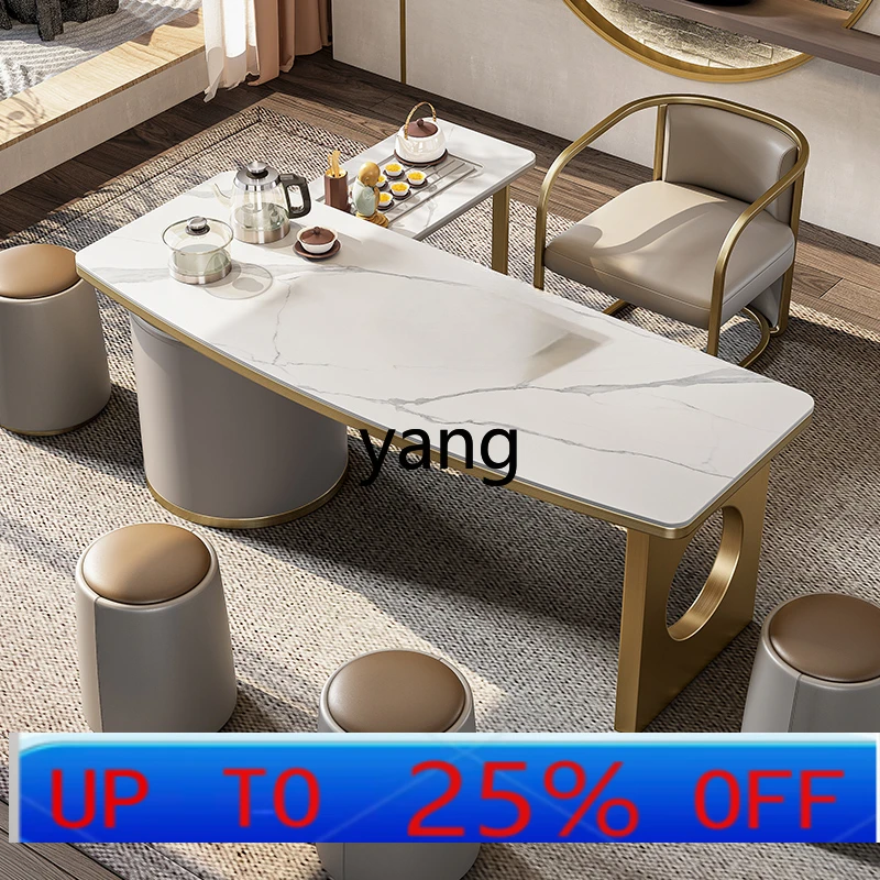 

LH чайный столик, угловой чайный столик специальной формы, кунг-фу, каменная плита из нержавеющей стали, мебель для чайного столика