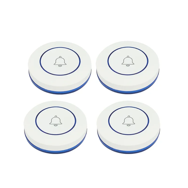 ACJ Runde Form 433 MHz Drahtlose Türklingel Taste Home Button Türklingel Sensor für Home Einbrecher Alarm Host System