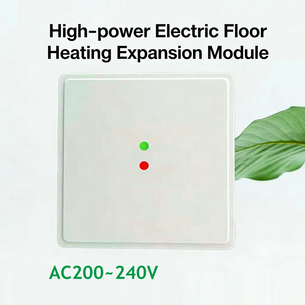 New AC220±10% Max 20A Floor Heating Thermostat Temperature Controller Expansion Module 4KW High Power