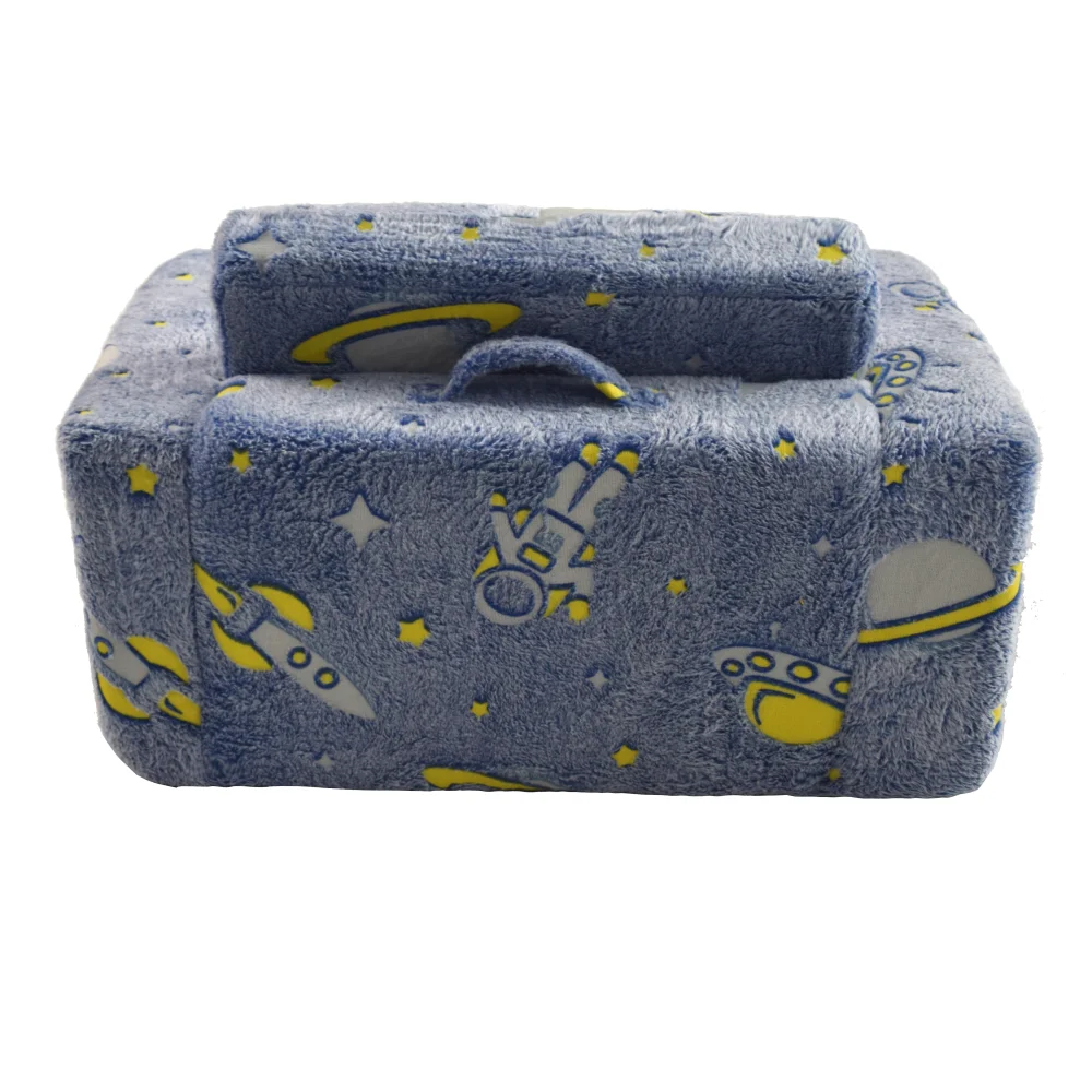 Kindersofa mit Tragegriff und Seitentaschen. Kindersessel. Leichter Kindersofastuhl – Detail 12