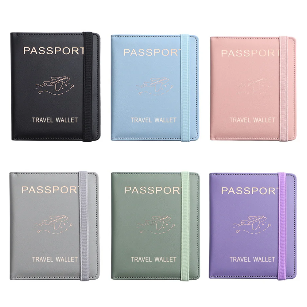 Rfid Passport Cover Passport Protector Multi-Function Waterproof Credit Id Card Wallet Business Document Holder Travel Accessory