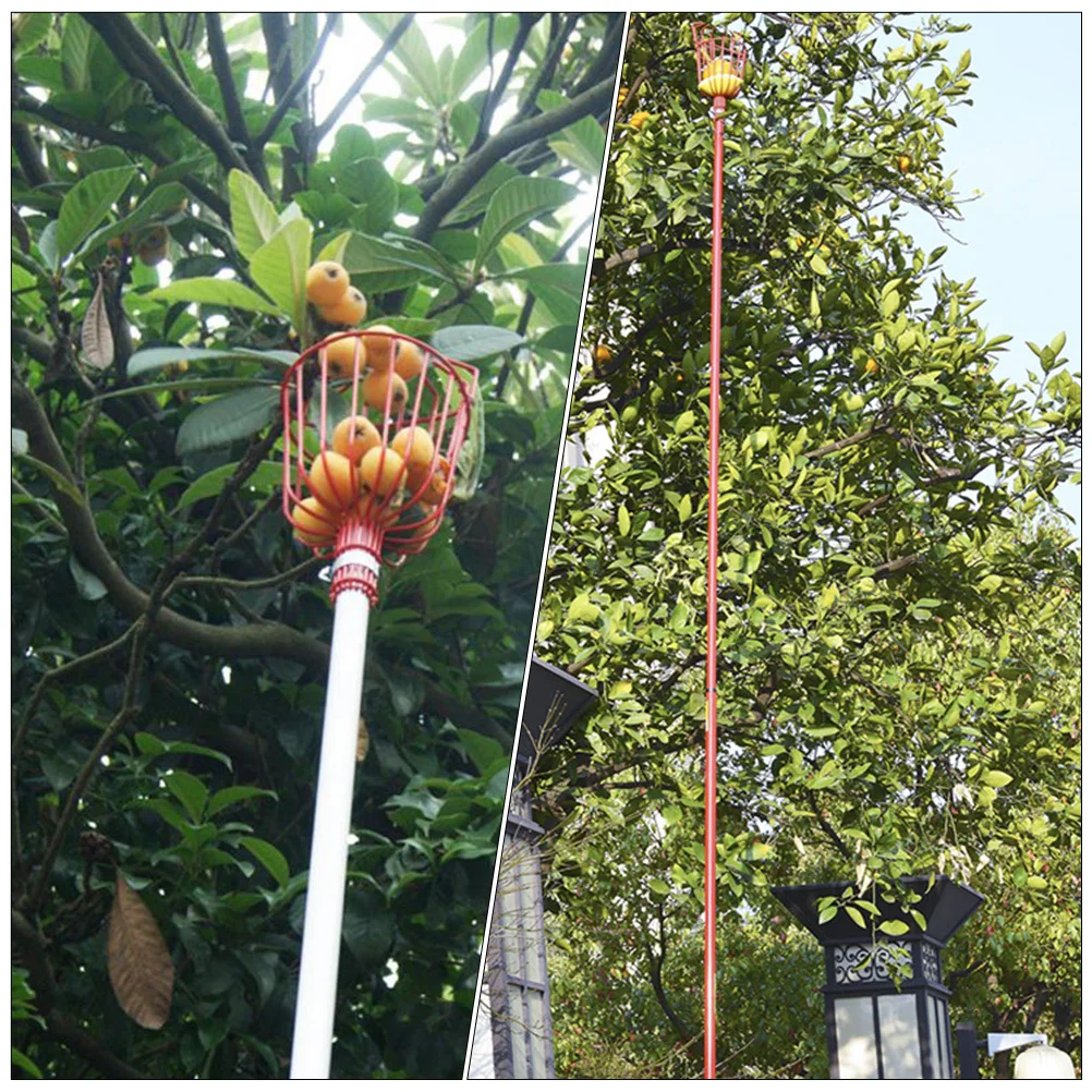 

2Pcs Fruit Picker Baskets Gardening Picking Baskets Sturdy Lightweight Convenient Fruits Perfect Tree Fruits Devices