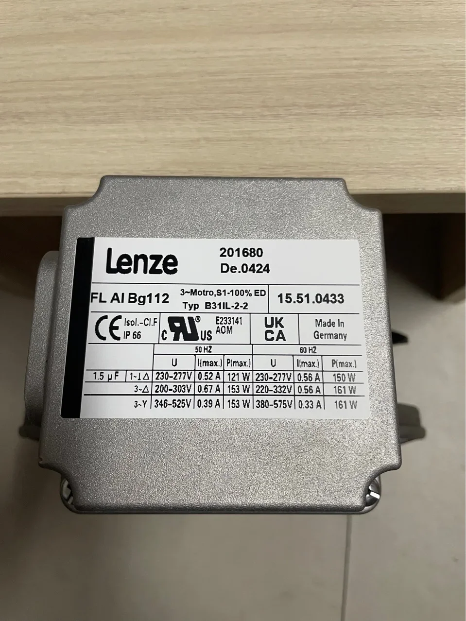 2026 Germany Lenze FL AI B G 112 Lenz Fan Fan 15.51.0433