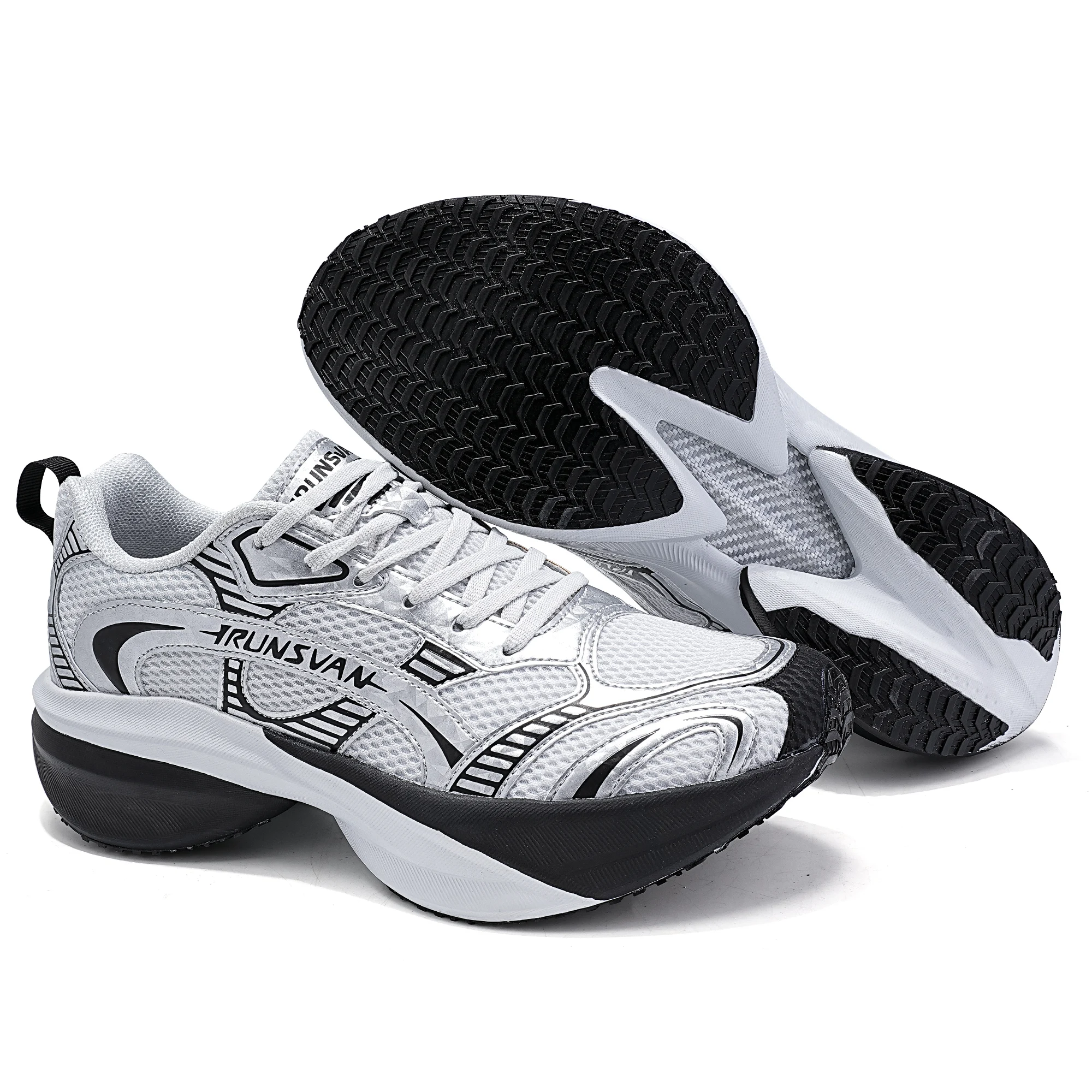 

IRUNSVAN Carbon Fiber Marathon Running Shoes - Lightweight Anti-Slip Cushioned Road Shoes, Breathable Comfort For Long-Distance