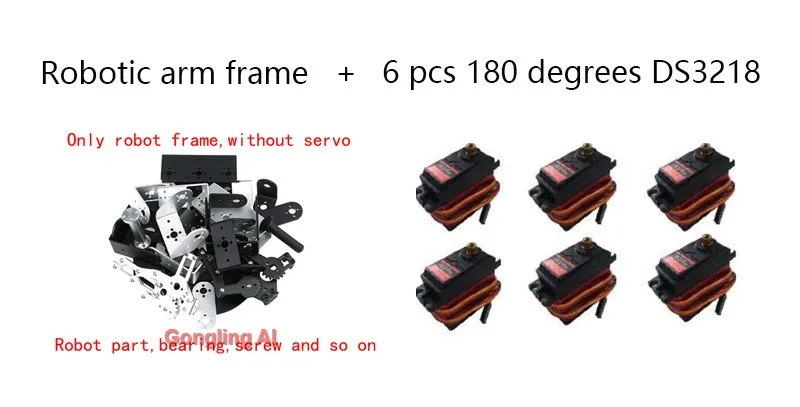 Variant: Arm with 6pcs DS3218