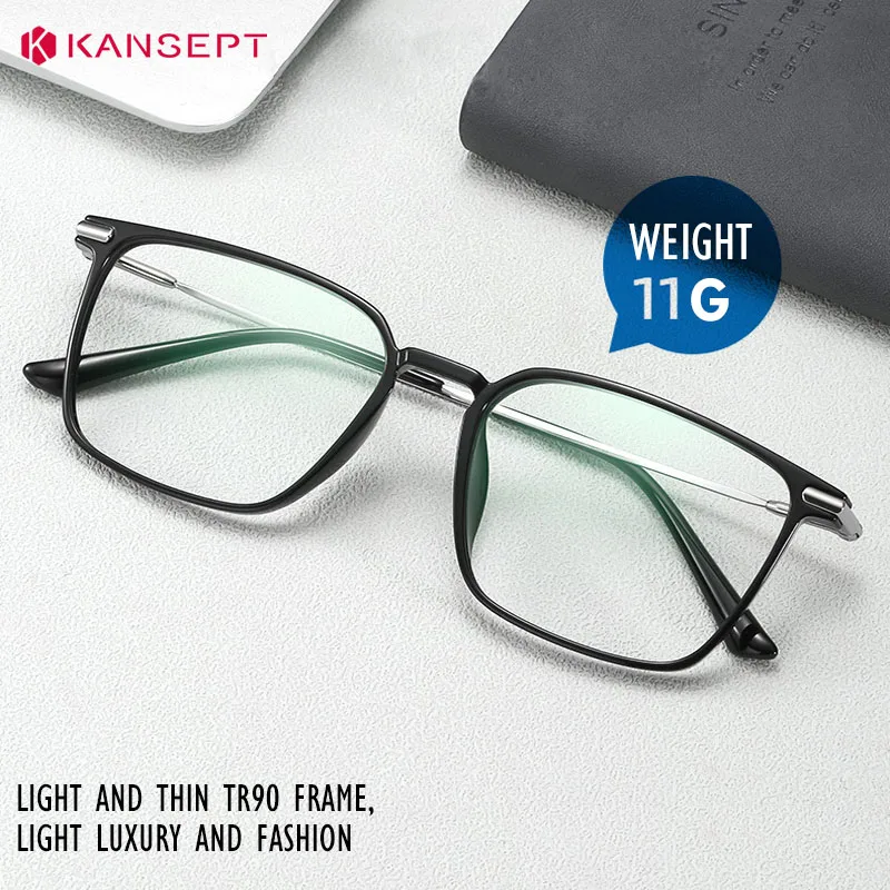 

Очки KANSEPT для мужчин и женщин: линзы для коррекции близорукости, очки для чтения, оптика -1 диоптрия