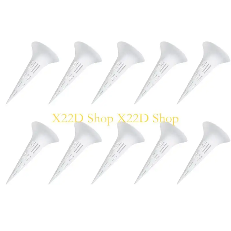 X22D 10/20/50Pcs Conical Plant Breathable Watering Device Gasket Soil Aeration Root Garden Plant Bottom Flower Plant