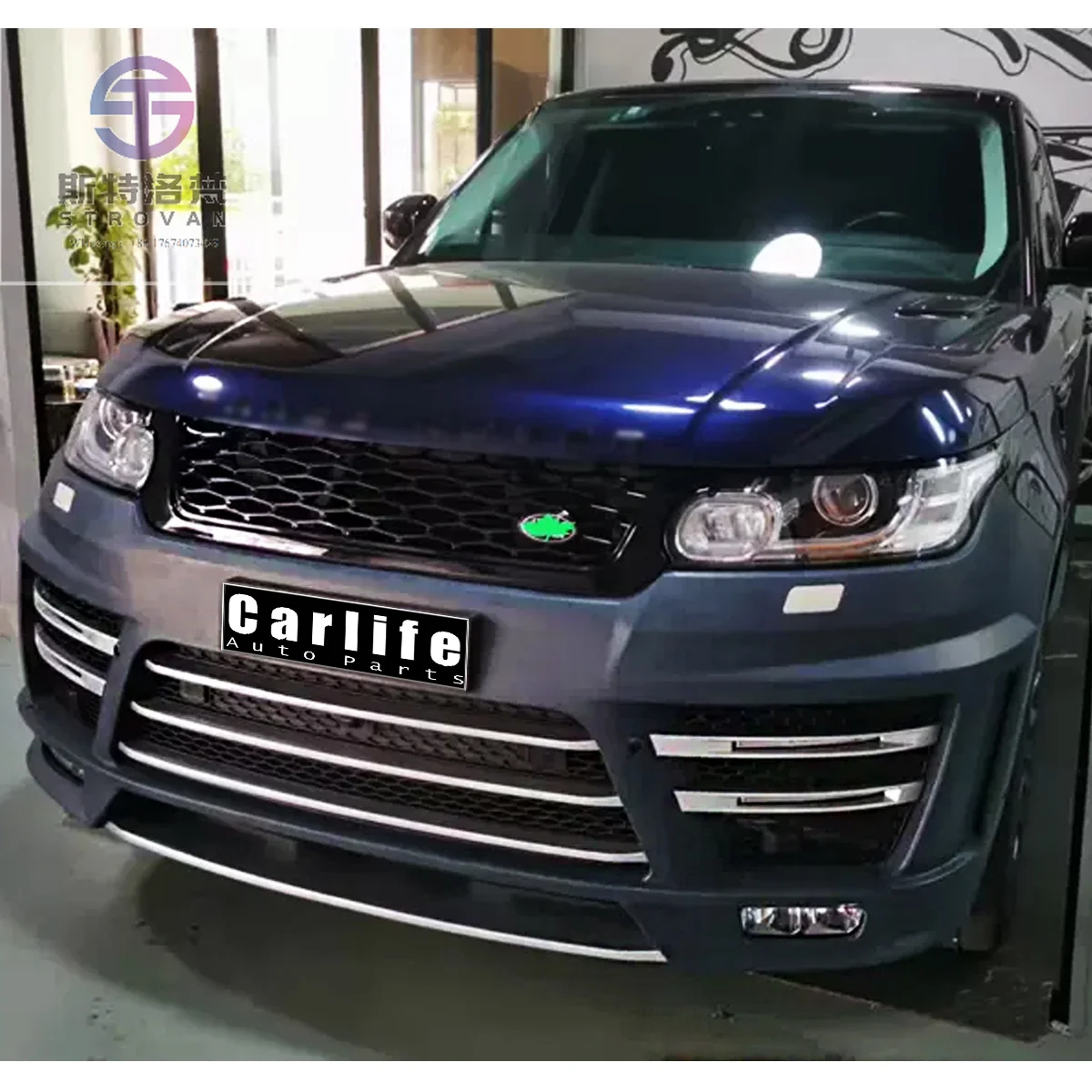 

The Latest Body System Body Kit for Range Rover Sport 2013-2017 Upgrade LUMMA Model Include Front Bumper Grilles