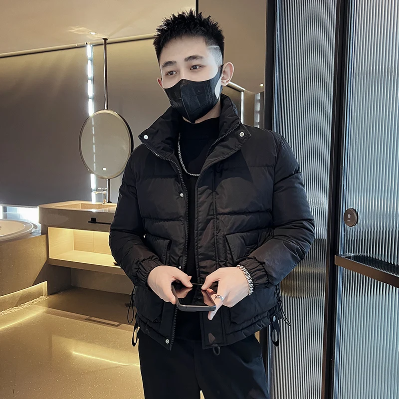 

Youth Casual ort Sle Men's Jaet Durable Polyester Fibre Filled Thiened Winter Coat XS S Size Cleanfit Zipper Closure