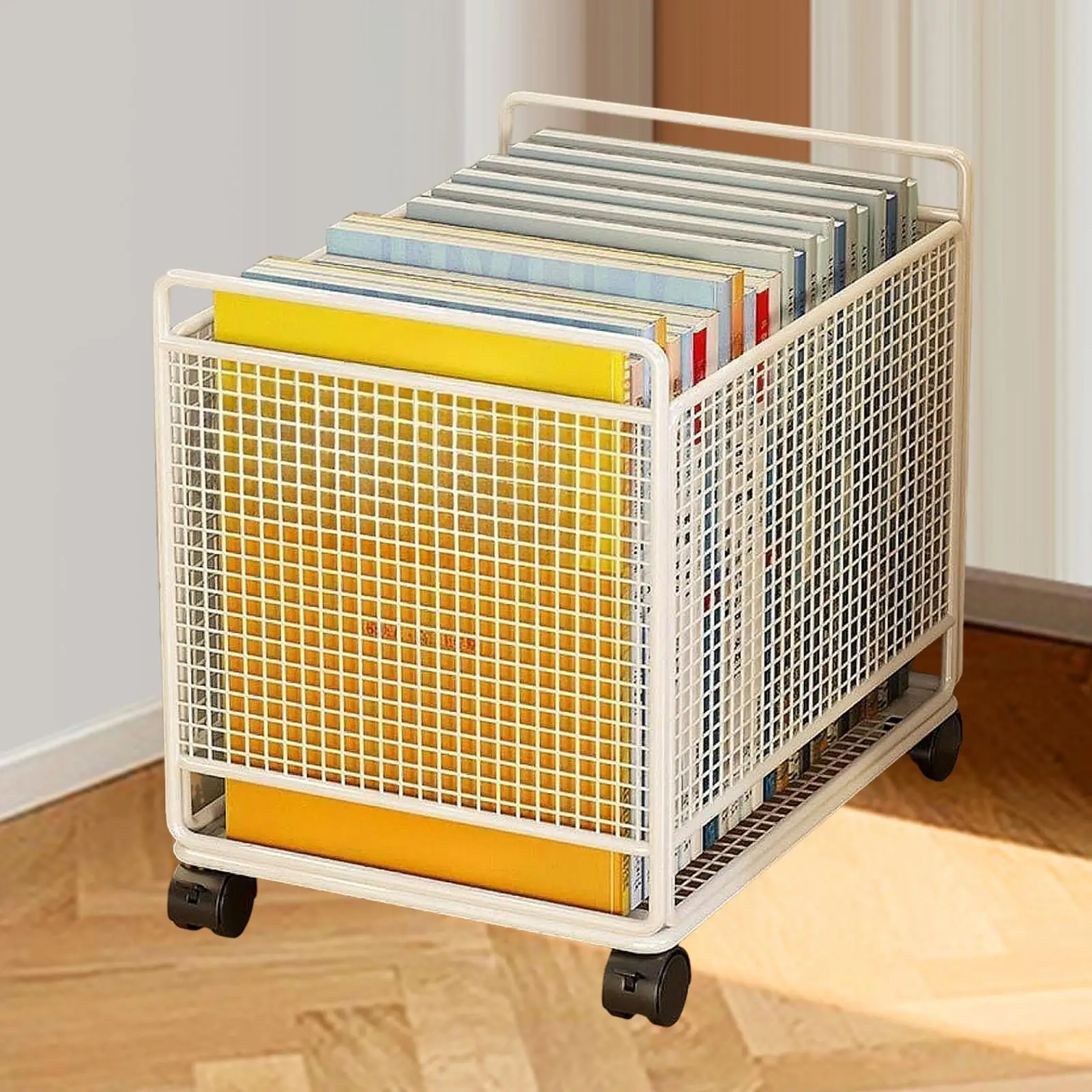 

Тележка на колесах, органайзер для папок с документами в общежитии