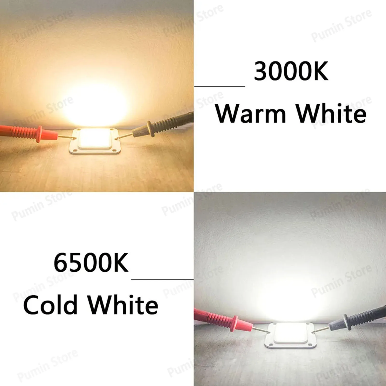 LED COB Chip High 20W 40W 4640 DC12V 14V Diodes LED 2-Color For LED Bulb Floodlight Spotlight Projection Light Light Source  DIY