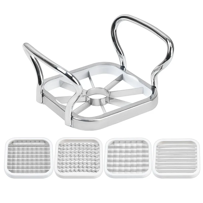 Multifunctional 5 In 1 for Vegetable Fruit Food Cutter Cubes Kitchen Accessories Apple Potato Grater French Fry Slicer