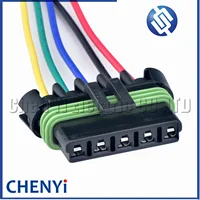 Conector de resistencia para soplador automotriz de 5 pines, enchufe de arnés de cables para bomba de combustible automotriz 15300030   Para Chevrolet Suzuki Opel GM
