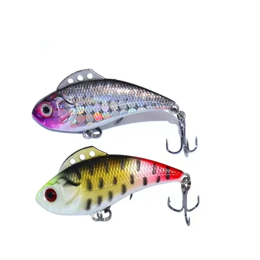 1Pc Fishing Lures 4cm 4g Sinking VIB Artificial Plastic Bait 5 Colors Available Bass Crankbait Wobblers Fishing Tackle Pesca