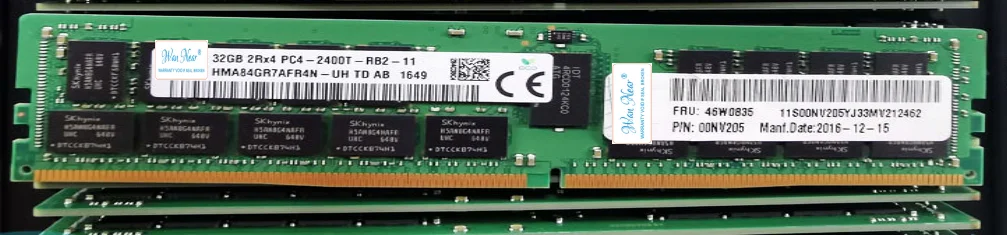 For X3650 X3550 M5 46W0835 46W0833 32G DDR4 PC4-2400T ECC REG 32GB