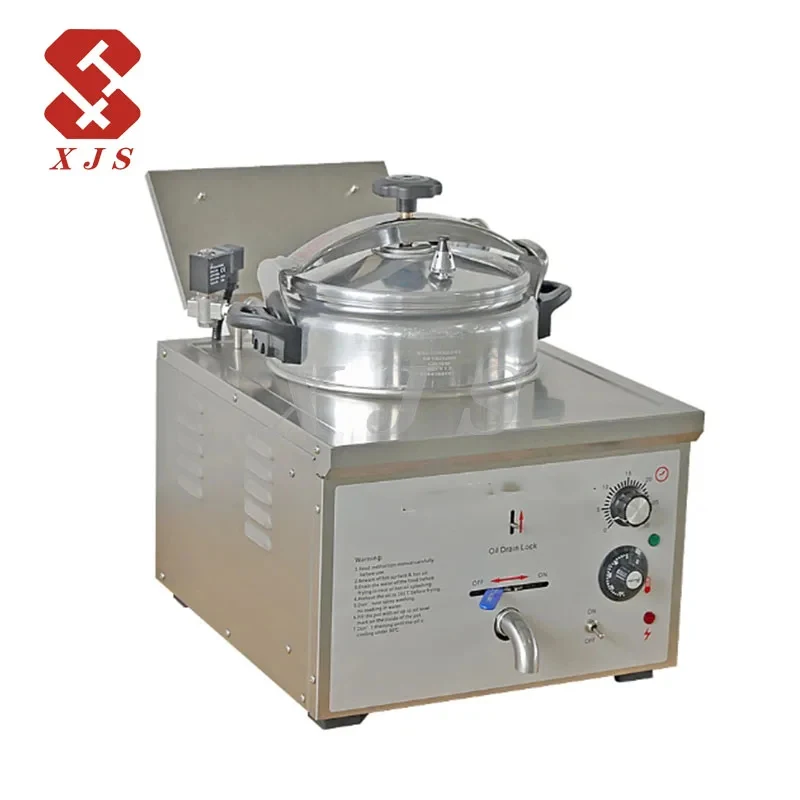 

High-Pressure Commercial Electric For Fried , Countertop , Single-Tank Chicken , Large-Capacity Fryer