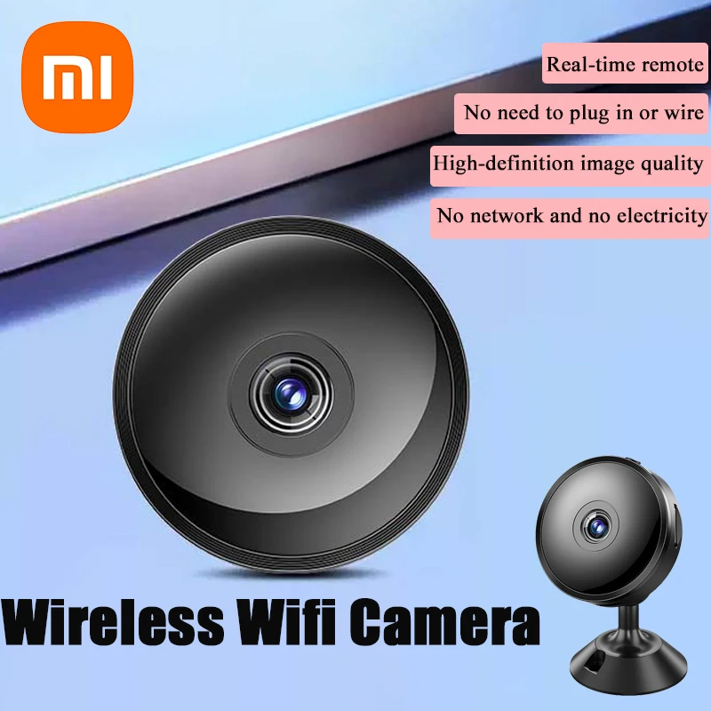 Xiaomi mini câmera sem fio wifi proteção de segurança monitor remoto filmadoras vigilância vídeo casa inteligente dv cam câmera hd