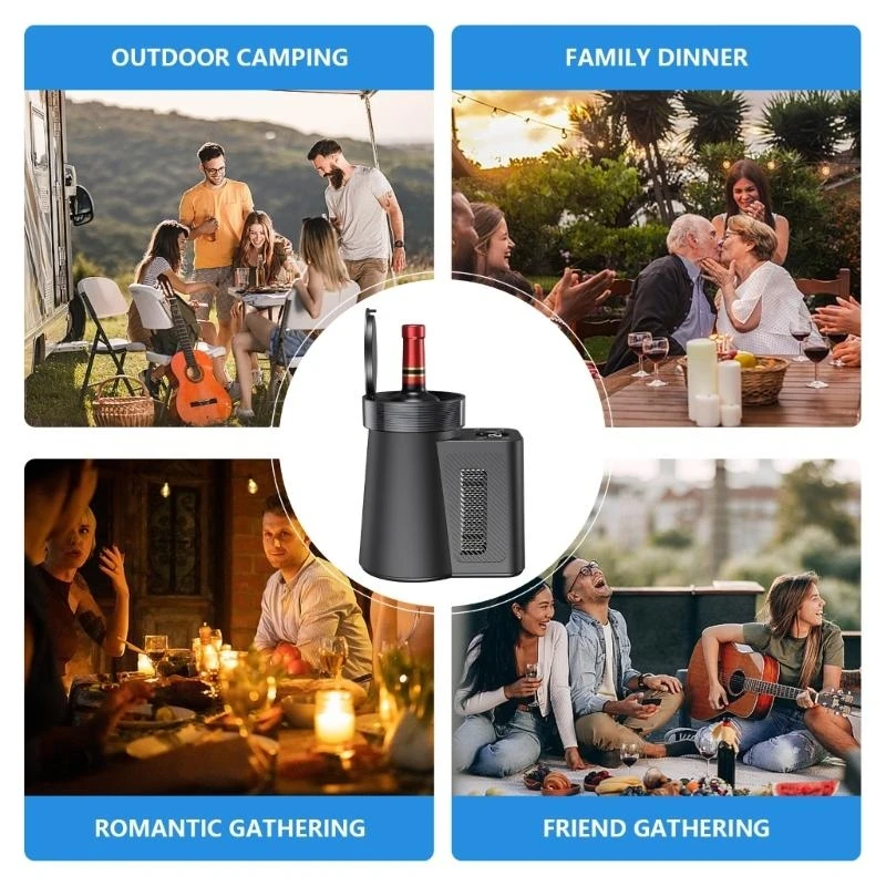 

Переносное электрическое хранилище для вина из АБС-пластика, незапятнанное здание, автоматический слив конденсата, лидер продаж