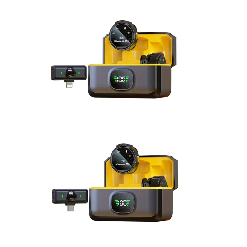 J6 Wireless Lavalier Microphone Plug & Play Lapel Mic For Video Recording Vlog Live Streaming & Interviews