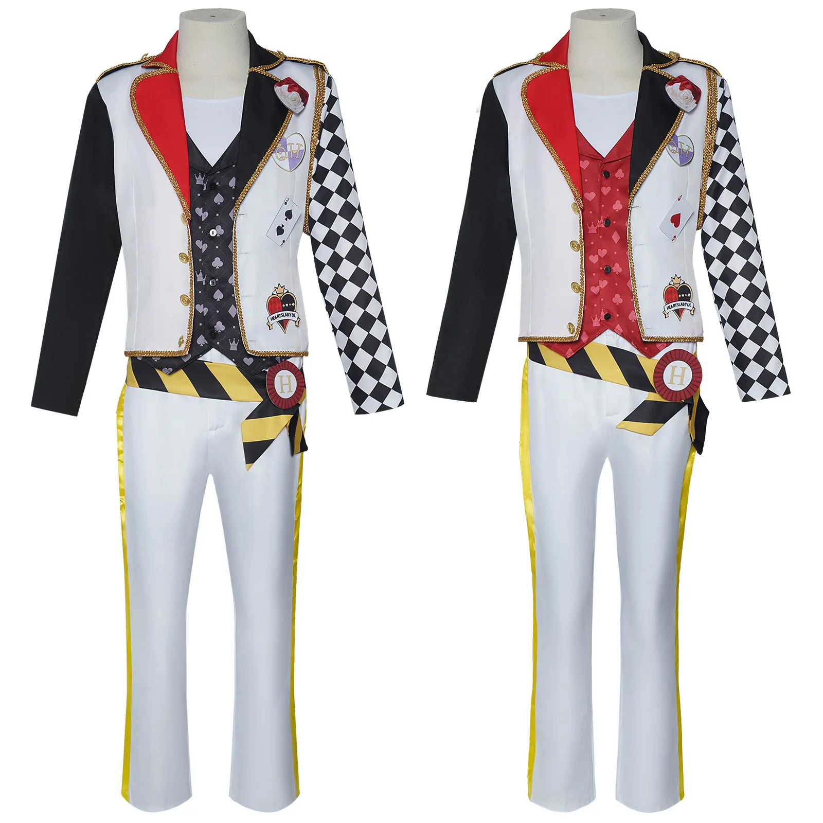 

Game RiddleAce Twisted Wonderland Cosplay Ace Costume Halloween Carnival Cosplay Heartslabyul Customized Clothes