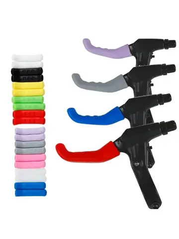 TPR Bicycle Brake Handle Covers Anti-Slip MTB Grips Handlebar Protectors for Cycling Safety Comfort Durable Bike Accessories