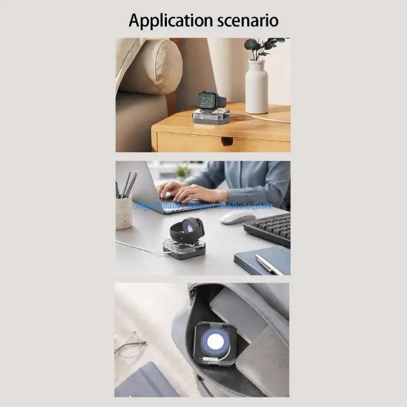 U2JE Lightweight Silicone Charges Dock Multiple Device Charging Holder for Intelligent Watches