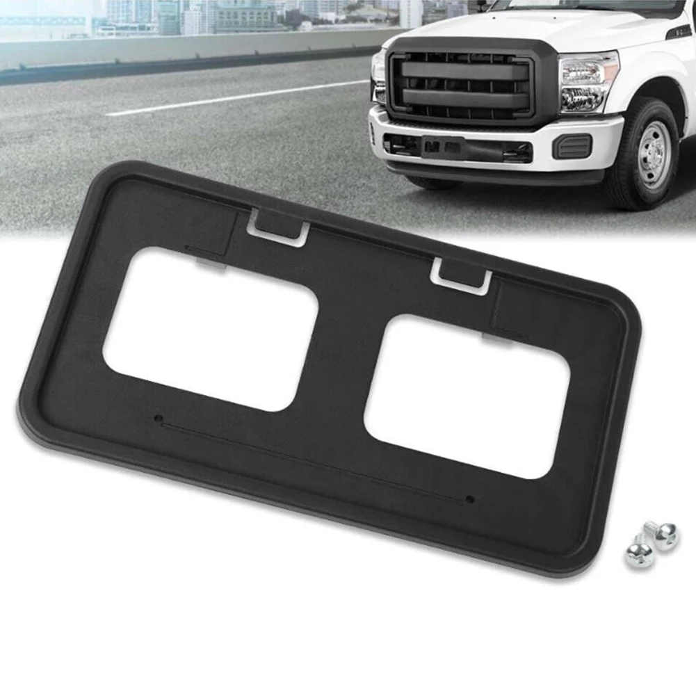 

License Plate Tag Bracket Holder with Screws BC3Z17A385AA Front License Plate Tag Bracket Holder for Ford Super Duty 2011-2016