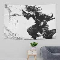 Vagabond Manga Poster Sticky Posters Retro Kraft Paper Sticker DIY Room Bar Cafe Aesthetic Art Wall Painting bohemian decor # 0@