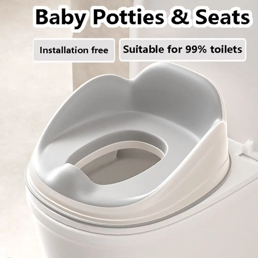 

Splash-proof Children's Toilet Seat Anti-slip Easy to Wash Baby Toilet Seat Household Auxiliary Training Toilet Seat Gasket