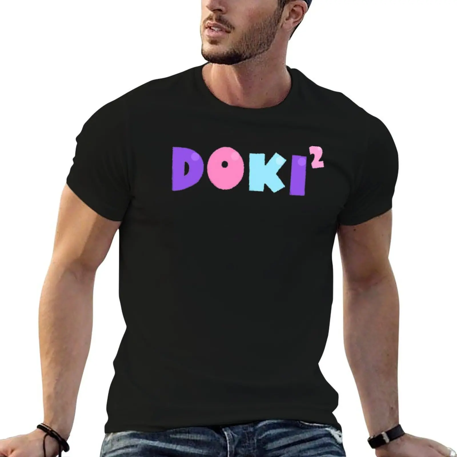 

Doki Squared T-Shirt t shirts for man cotton man t shirt graphic t shirts for man pack white T-Shirt