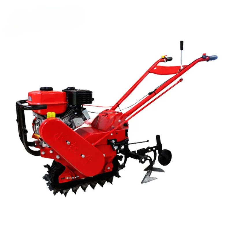 Hot Sell For 7HP Small Chain Track Microtiller Orchard Double Chain Track Single Chain Track Plow