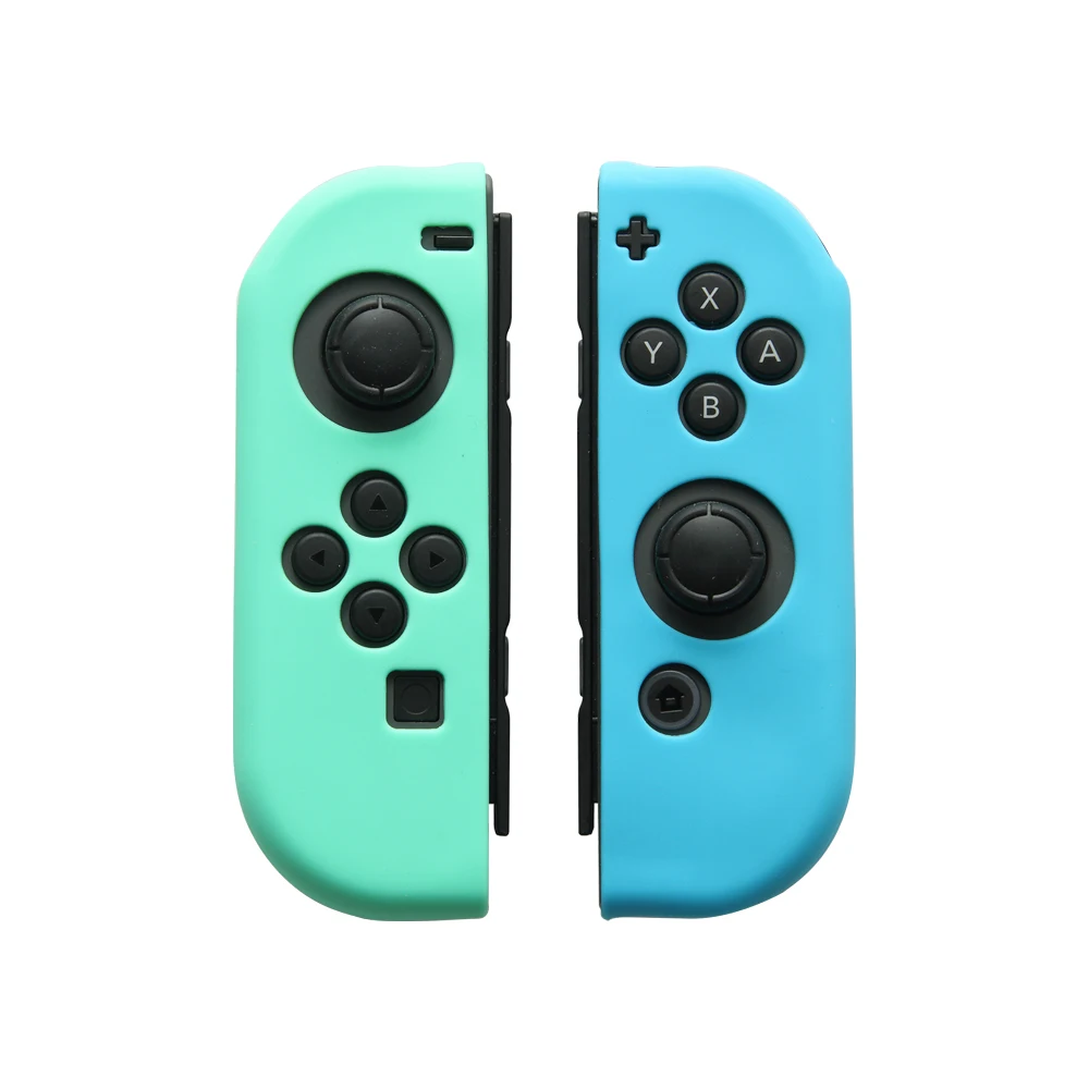 Mixed Color Soft Silicone Grip Protection Case Thumb Stick Cap Joystick Rubber Cover For Nintendo Switch OLED Joy-Con Joycon NS