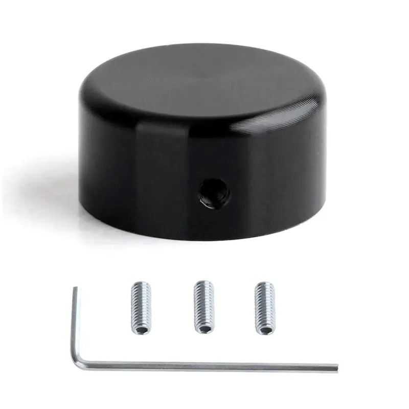 B48B-Electric Guitar Effect Pedal Toppers Guitar Effect Foot Cap  With Insert Screws Guitar Effect Make Cap Metal Buttons