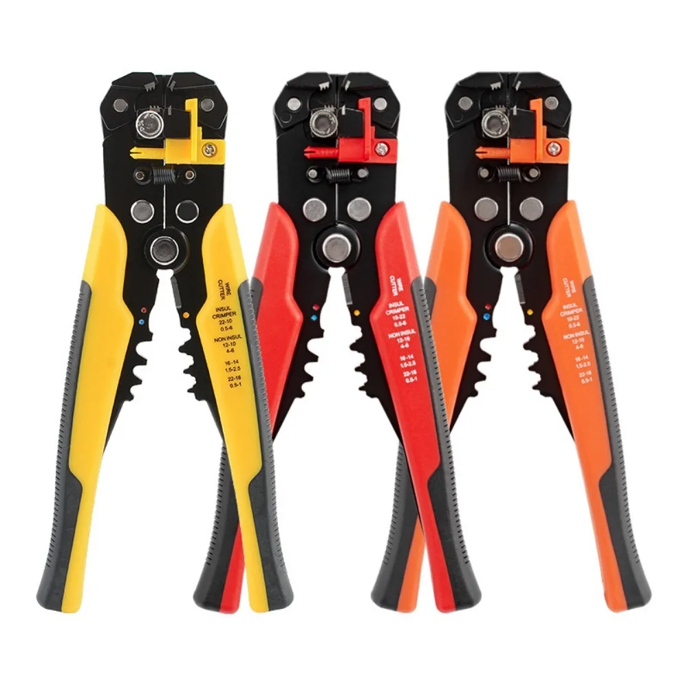 Multifunctional Stripping Tools Crimper Cable Cutter Automatic Wire Stripper Crimping Pliers Terminal 0.2-6.0mm㎡ tool