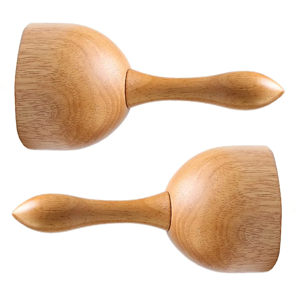 2 Stuks Gua Sha Massage Cups Bruine Cup Vormige Zuig Therapie Lichaamsverzorging Schrapen Tool Cupping Apparaat Therapie Cupping Cup