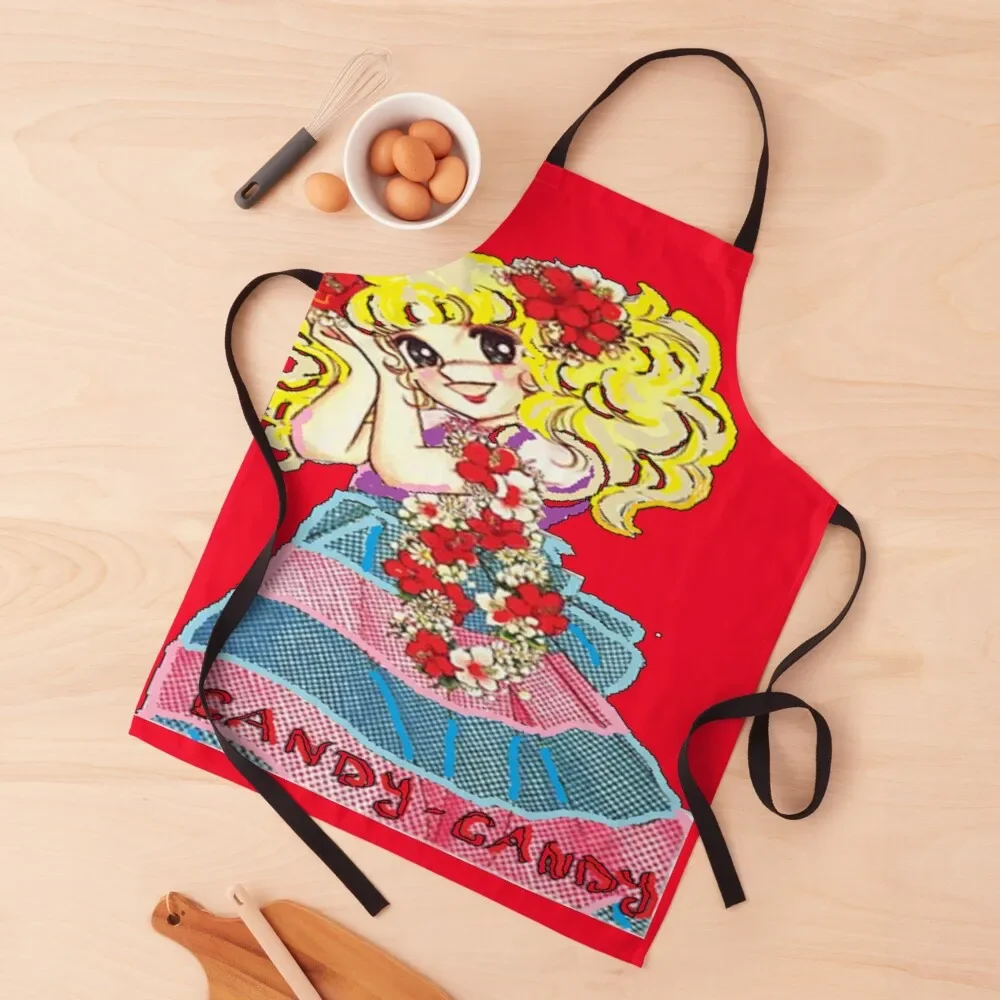 CANDY-CANDY JOLIE MANGA ANIME Apron Useful Things For Kitchen Home Cleaning Kitchen Kawaii Accessories Apron