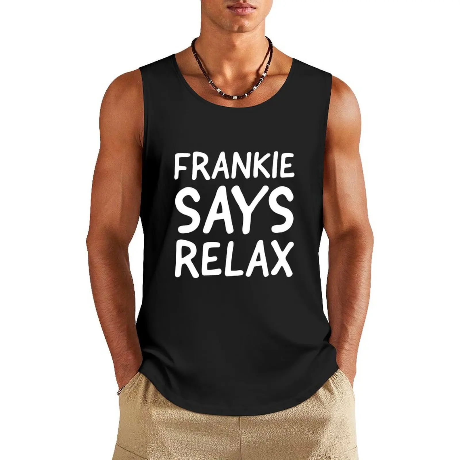 

Frankie Says Relax Tank Top summer 2025 gym clothes man training weight vest