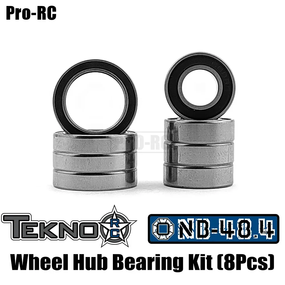 

For Tekno 1/8th NB48.4 4WD Competition Nitro Buggy Kit Wheel Hub Sealed Bearing Kit (8Pcs) TKR8300 Rc Car Uprade Part