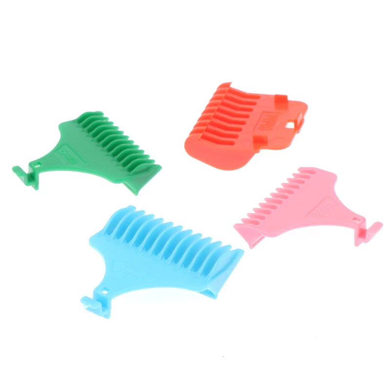 6Pcs Hair Trimmer Limit Comb Universal Black Guards