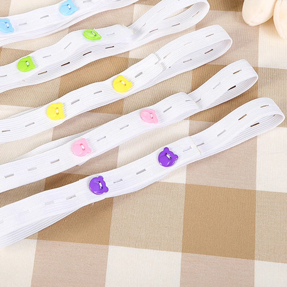 

20 шт. эластичный фиксирующий пояс для детских подгузников, регулируемые застежки, удобные полоски для подгузников, прочный для новорожденных