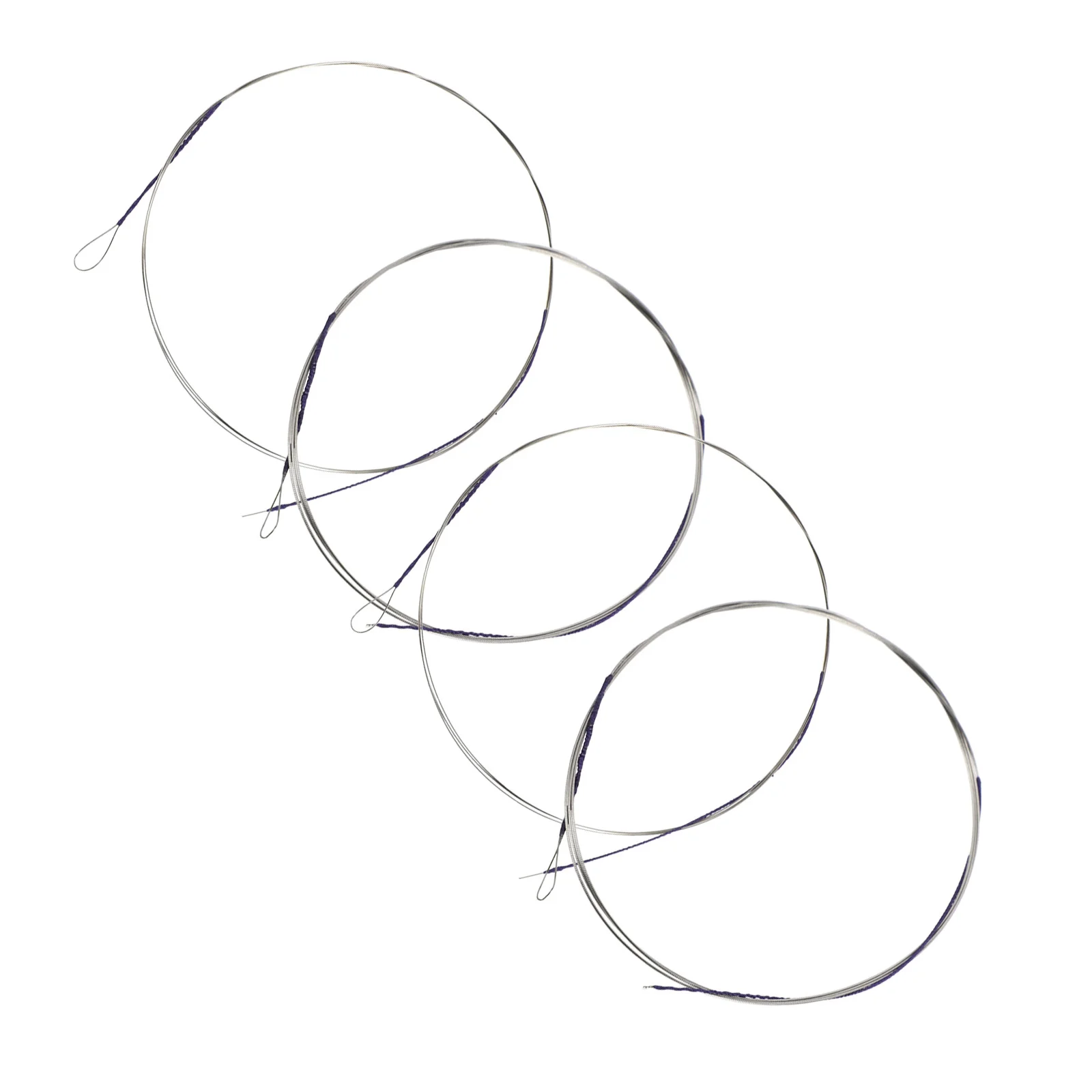 

4pcs Practical Metal Erhu Strings Erhu Replacement Strings for Erhu (Assorted Color) Erhu String Full Set